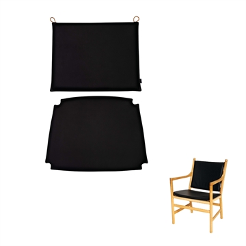 Cushion set in Basic Select Leather for the CH44  by Hans J Wegner
